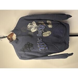 Preowned Disneyland Mickey Mouse Sherpa-Lined Fleece Zip Up (Small)
